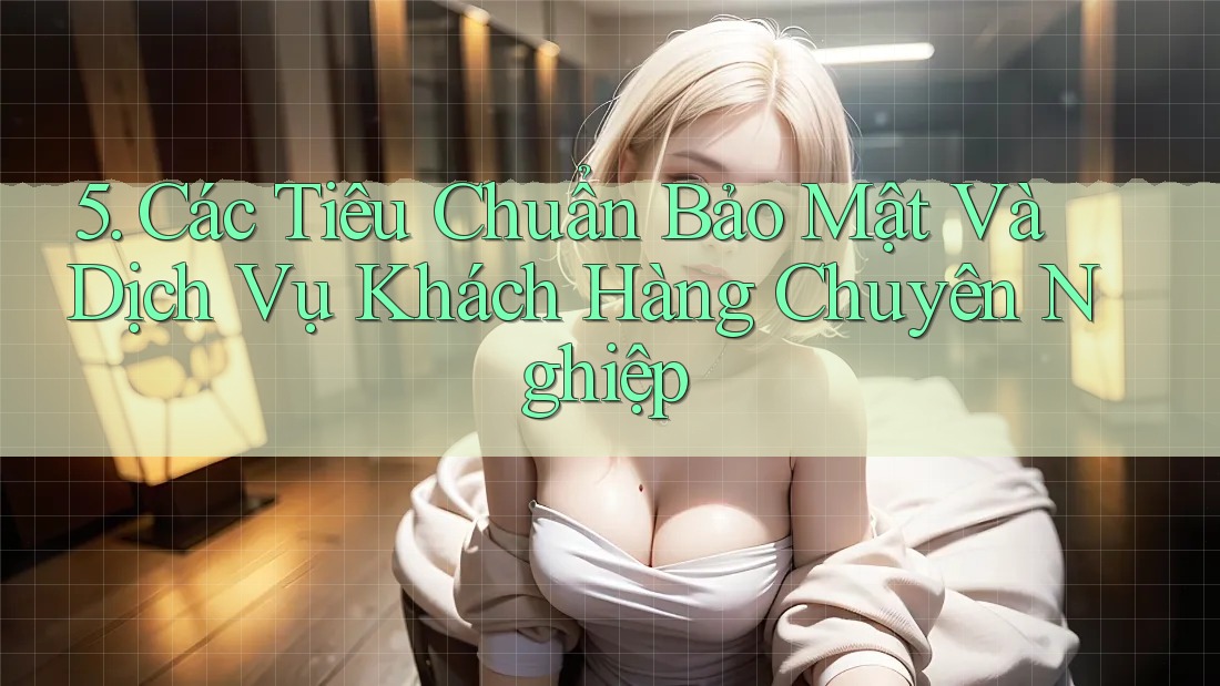 5. Các Tiêu Chuẩn Bảo Mật Và Dịch Vụ Khách Hàng Chuyên Nghiệp