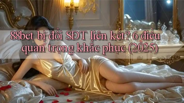 88bet bị đổi SĐT liên kết 6 điều quan trọng khắc phục (2025)