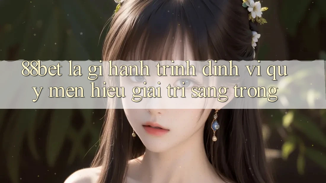 88bet Là Gì? Hành Trình Định Vị Quý mến Hiệu Giải Trí Sang trọng
