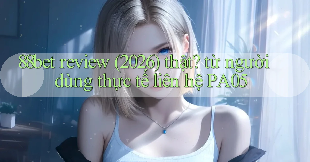88bet review (2026) thật từ người dùng thực tế liên hệ PA05