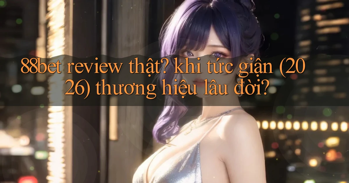 88bet review thật khi tức giận (2026) thương hiệu lâu đời