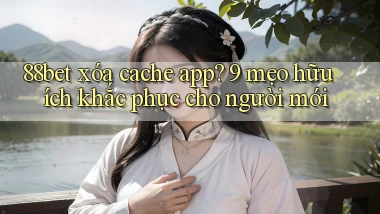 88bet xóa cache app 9 mẹo hữu ích khắc phục cho người mới