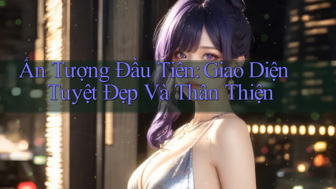 Ấn Tượng Đầu Tiên: Giao Diện Tuyệt Đẹp Và Thân Thiện Ấn Tượng Đầu Tiên: Giao Diện Tuyệt Đẹp Và Thân Thiện