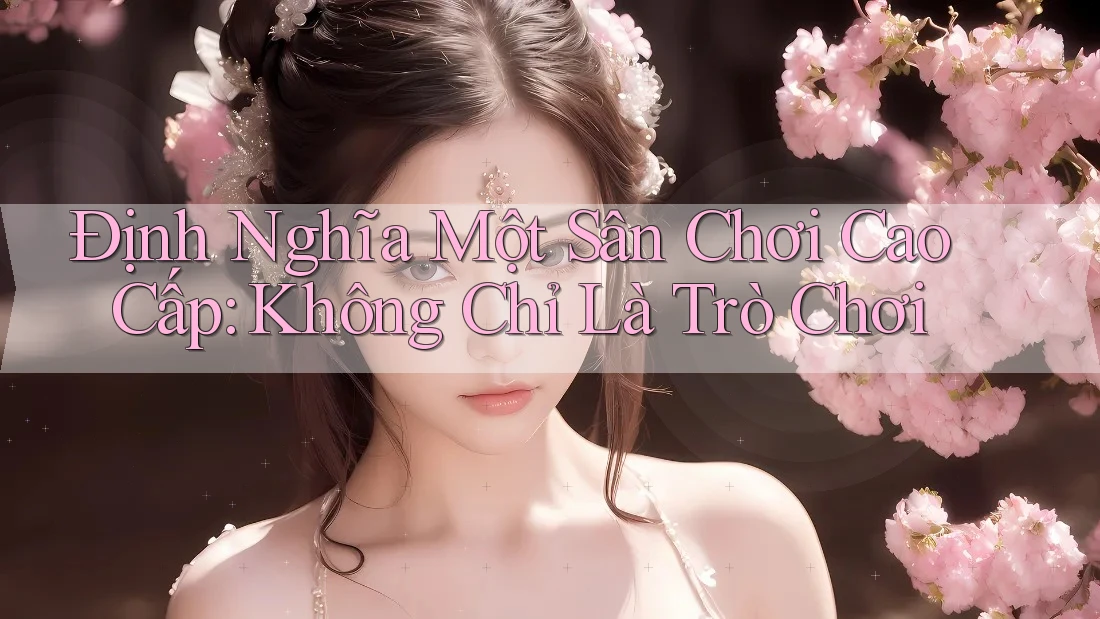 Định Nghĩa Một Sân Chơi Cao Cấp: Không Chỉ Là Trò Chơi Định Nghĩa Một Sân Chơi Cao Cấp: Không Chỉ Là Trò Chơi