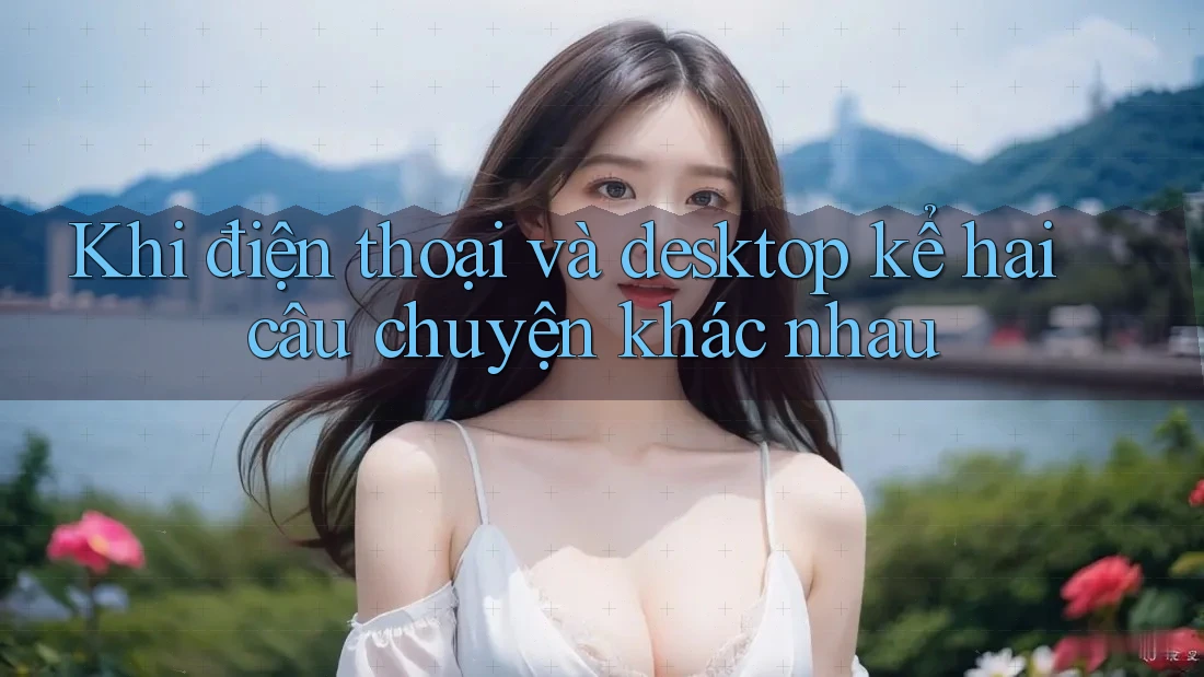 Khi điện thoại và desktop kể hai câu chuyện khác nhau Khi điện thoại và desktop kể hai câu chuyện khác nhau