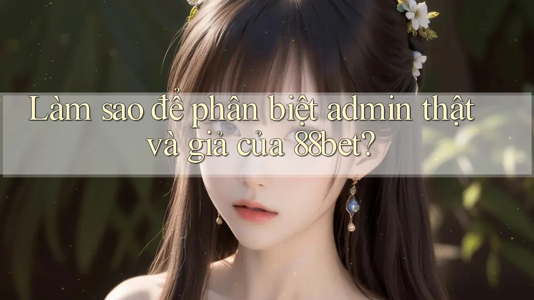 Làm sao để phân biệt admin thật và giả của 88bet?