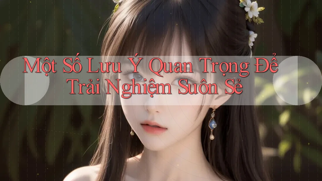 Một Số Lưu Ý Quan Trọng Để Trải Nghiệm Suôn Sẻ