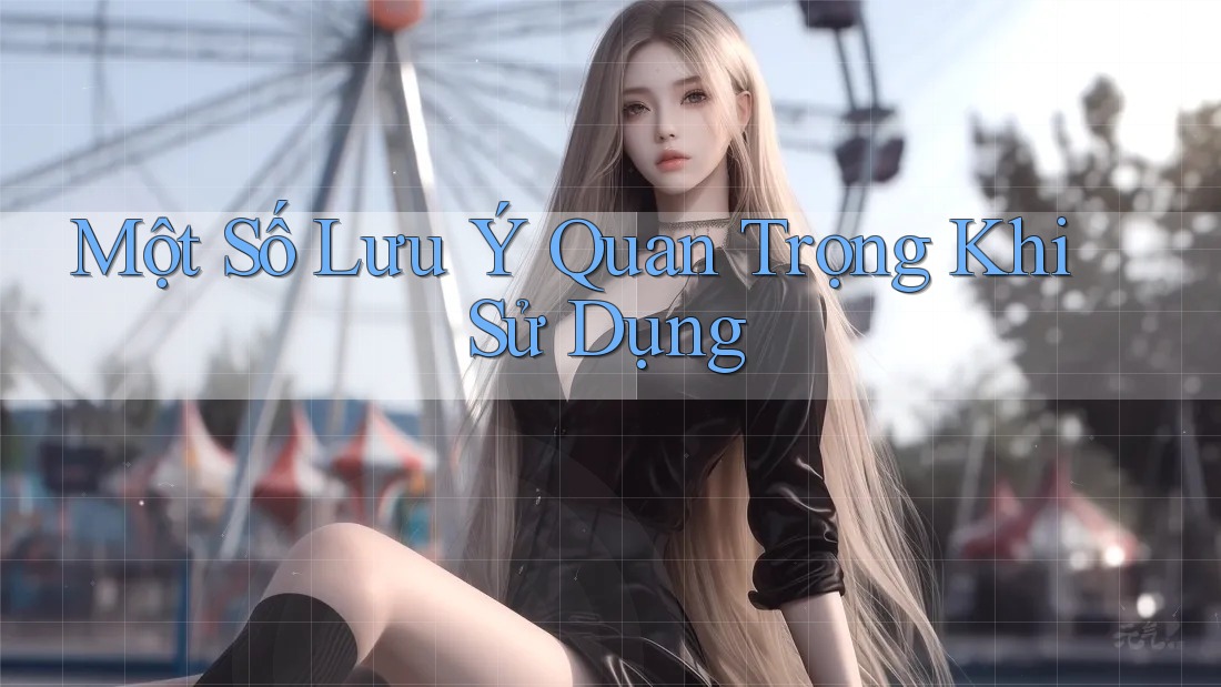 Một Số Lưu Ý Quan Trọng Khi Sử Dụng Một Số Lưu Ý Quan Trọng Khi Sử Dụng