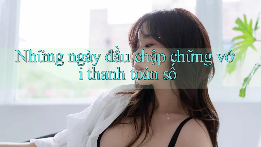 Những ngày đầu chập chững với thanh toán số