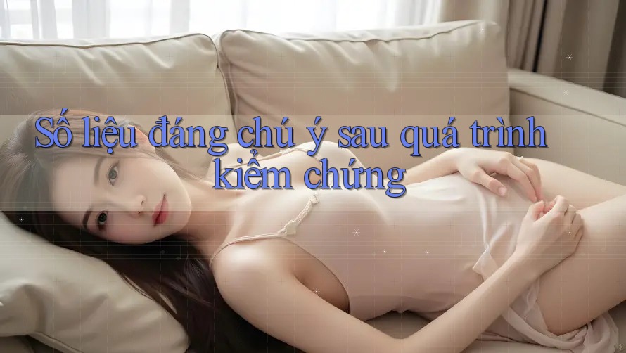 Số liệu đáng chú ý sau quá trình kiểm chứng Số liệu đáng chú ý sau quá trình kiểm chứng