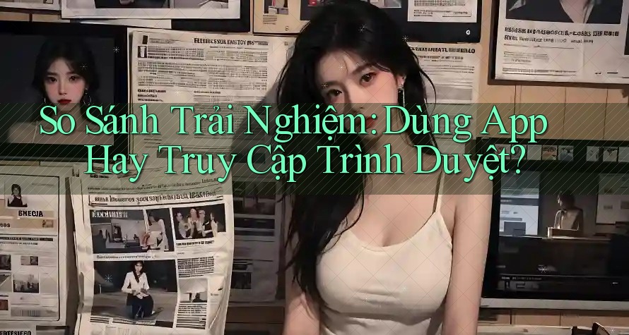So Sánh Trải Nghiệm: Dùng App Hay Truy Cập Trình Duyệt? So Sánh Trải Nghiệm: Dùng App Hay Truy Cập Trình Duyệt?