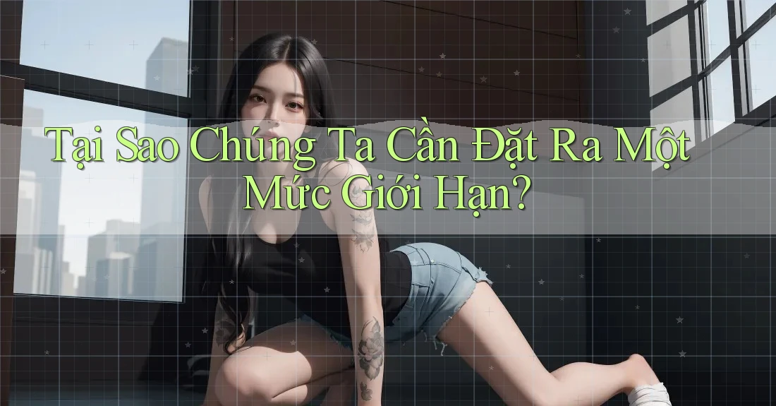 Tại Sao Chúng Ta Cần Đặt Ra Một Mức Giới Hạn? Tại Sao Chúng Ta Cần Đặt Ra Một Mức Giới Hạn?