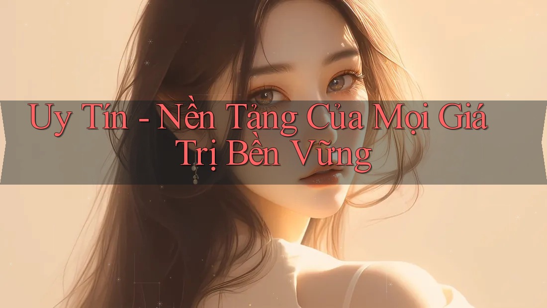 Uy Tín - Nền Tảng Của Mọi Giá Trị Bền Vững Uy Tín - Nền Tảng Của Mọi Giá Trị Bền Vững